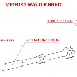 METEOR 3 WAY O-RING KIT